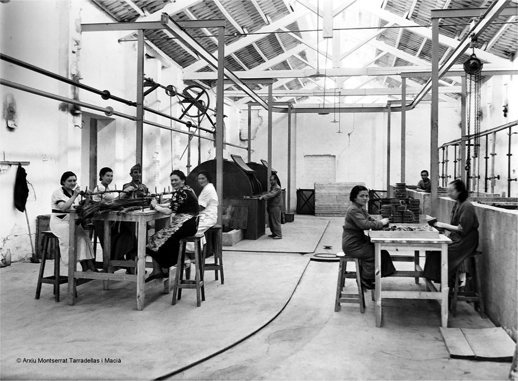 F2, Fábrica de armamento de la Bordeta. Archivo Tarradellas Macià.